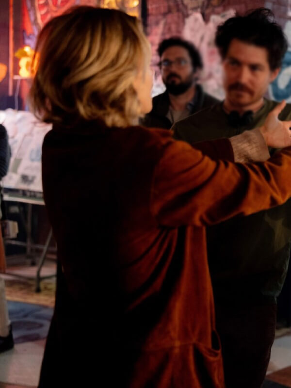 Amelia Eve Insidious Out of the Further Brown Suede Coat