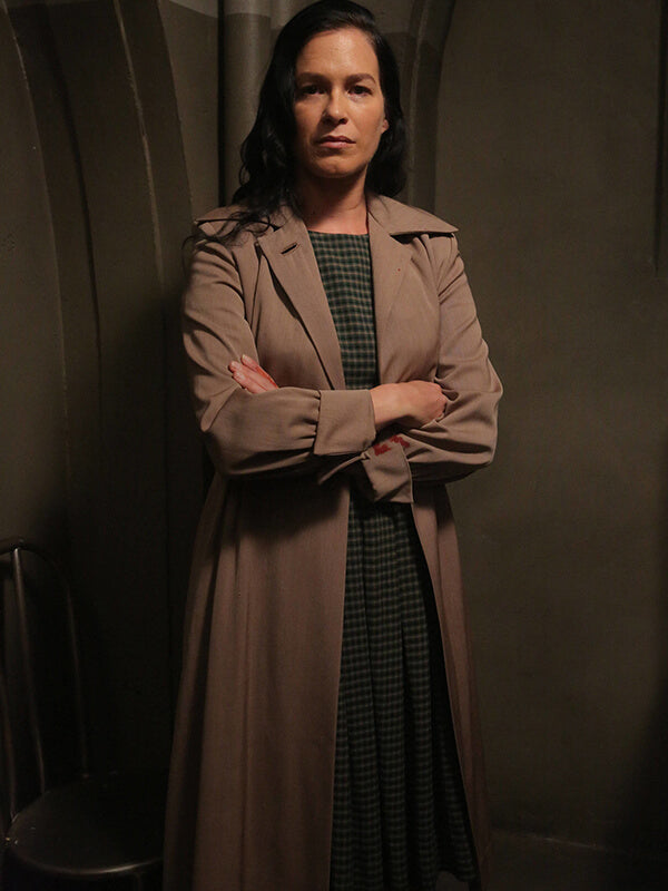 American Horror Story Franka Potente S02 Trench Coat