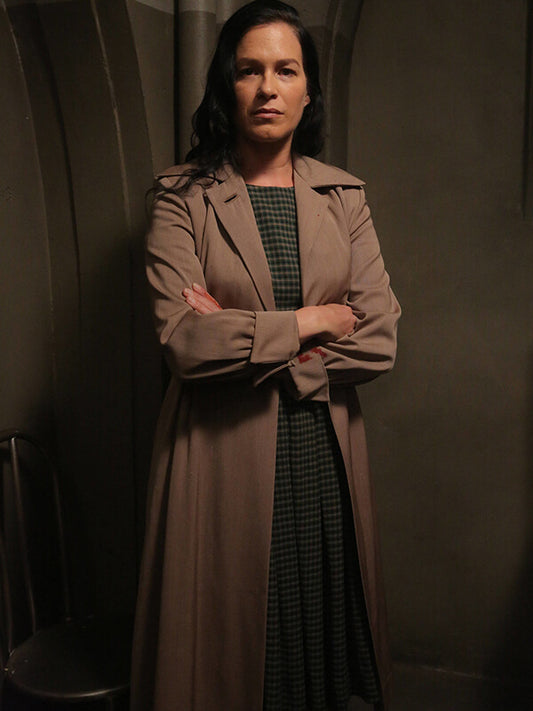 American Horror Story Franka Potente S02 Trench Coat