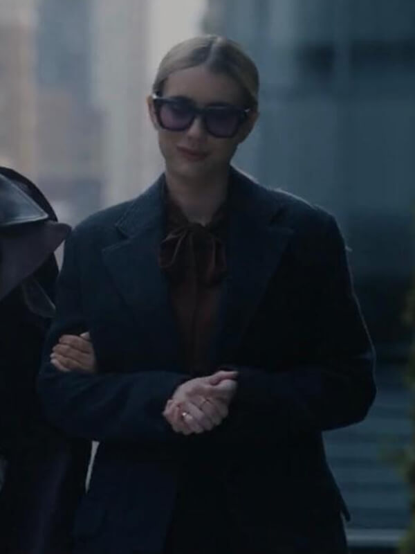 American Horror Story S012 Emma Roberts Wool Blazer