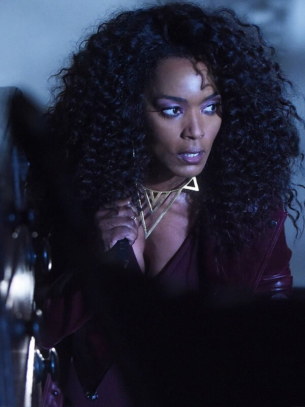 American Horror Story S05 Angela Bassett Biker Jacket