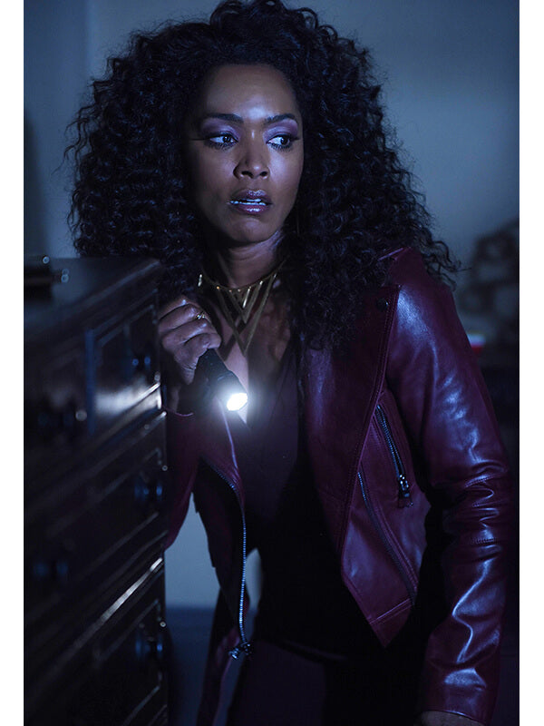 American Horror Story S05 Angela Bassett Biker Jacket