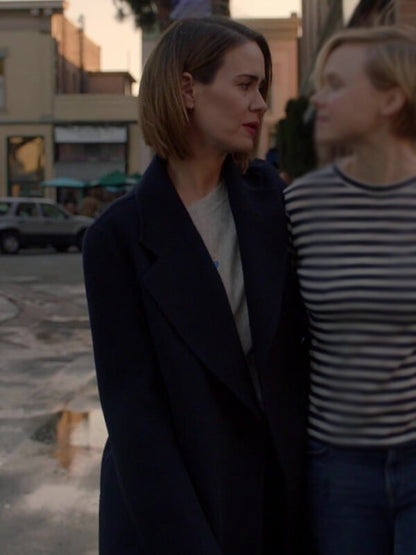 American Horror Story S07 Sarah Paulson Wool Coat