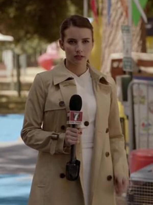 American Horror Story S07 Serena Belinda Trench Coat