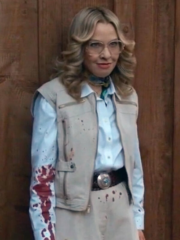 American Horror Story S09 Leslie Grossman Beige Vest