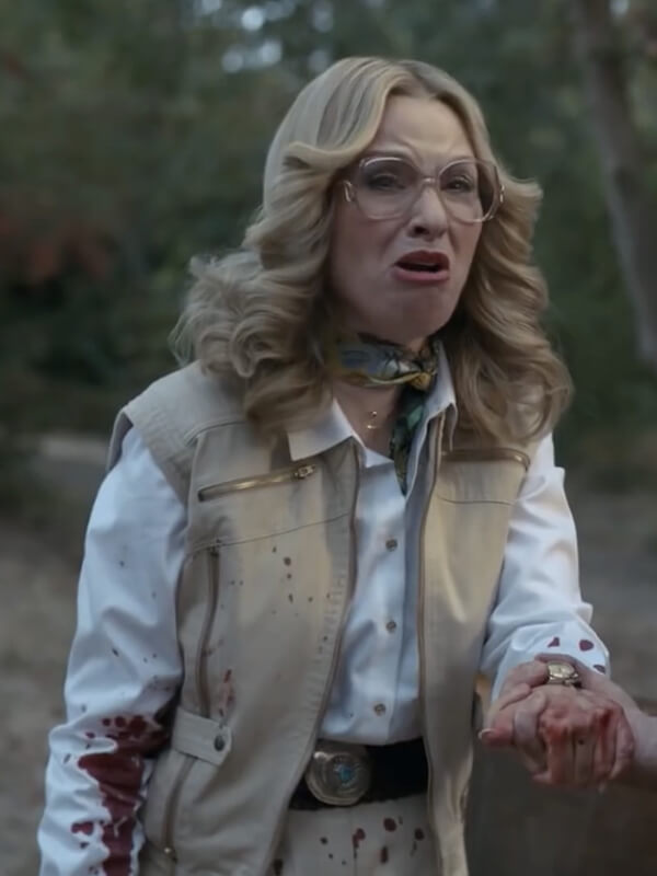 American Horror Story S09 Leslie Grossman Beige Vest