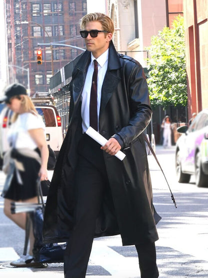American Horror Story S13 Paul Anthony Kelly Leather Coat