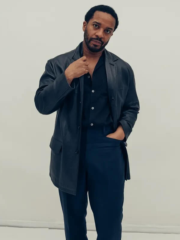 André Holland The Dutchman 2025 Leather Blazer