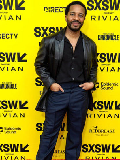 André Holland The Dutchman 2025 Leather Blazer