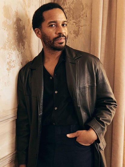 André Holland The Dutchman 2025 Leather Blazer