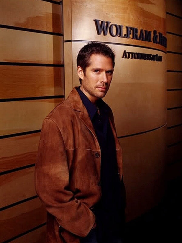 Angel Wesley Wyndam Pryce Brown Suede Coat