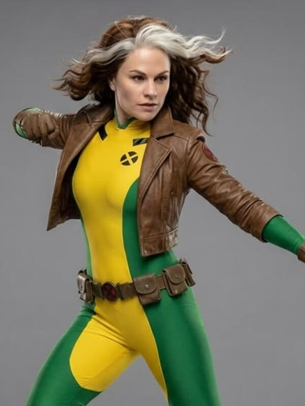 Anna Marie Uncanny X-Men Rogue Leather Cosplay Jacket
