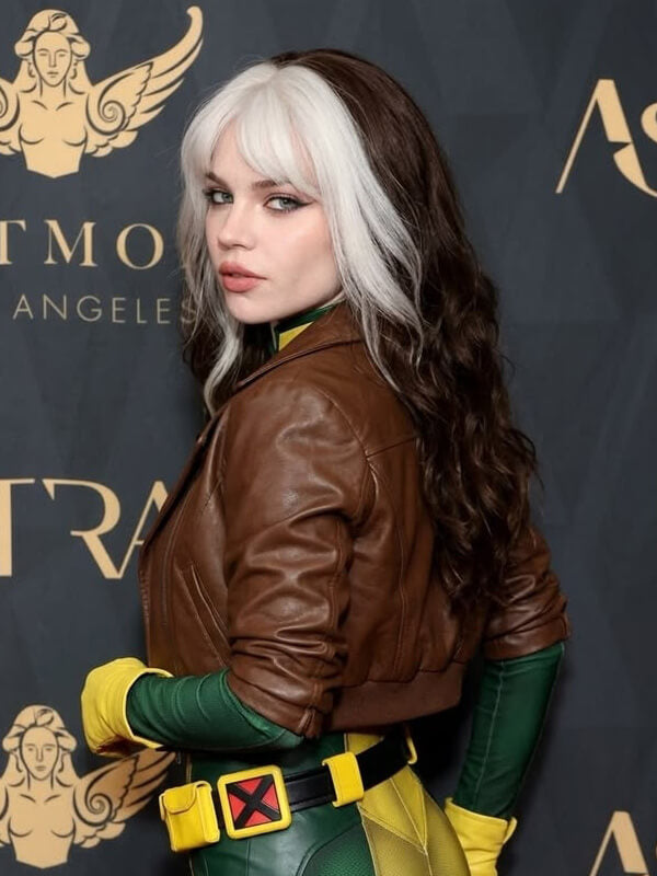 Anna Marie Uncanny X-Men Rogue Leather Cosplay Jacket