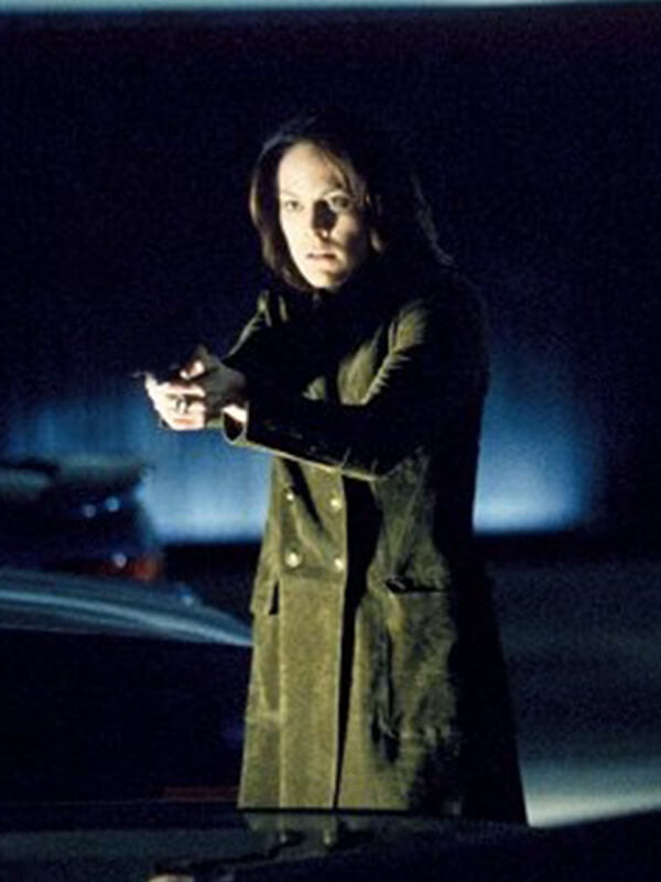 Annabeth Gish The X Files Monica Reyes Suede Coat