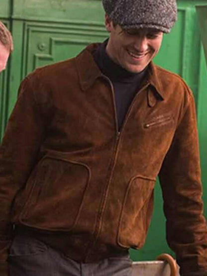 Armie Hammer The Man from Uncle Suede Jacket