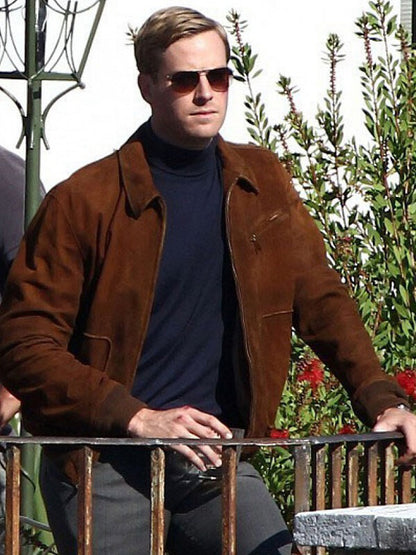 Armie Hammer The Man from Uncle Suede Jacket
