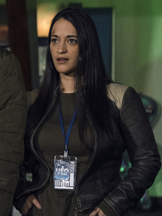 Asta Twelvetrees Resident Alien S01 Leather Jacket