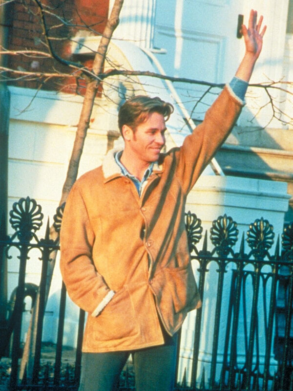 At First Sight Val Kilmer Brown Suede Shearling Jacket