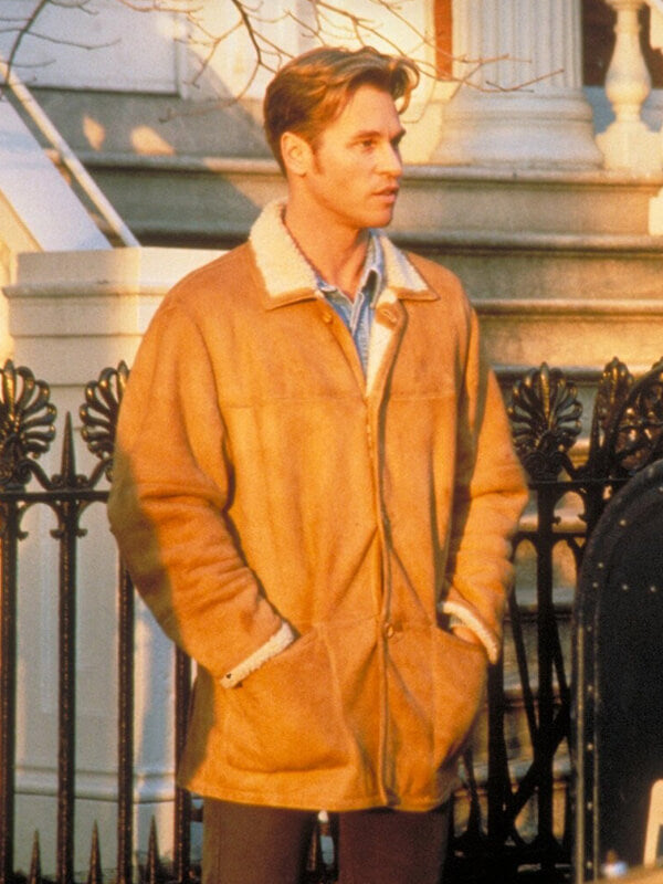 At First Sight Val Kilmer Brown Suede Shearling Jacket