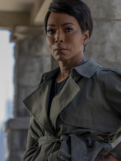 Athena Grant 9-1-1 S03 Green Cotton Jacket