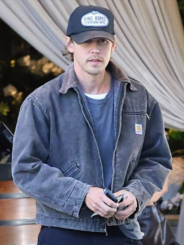 Austin Butler Brown Vintage Cotton Jacket