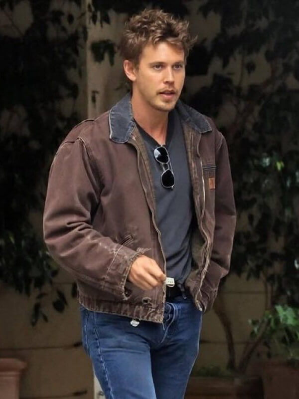 Austin Butler Brown Vintage Cotton Jacket