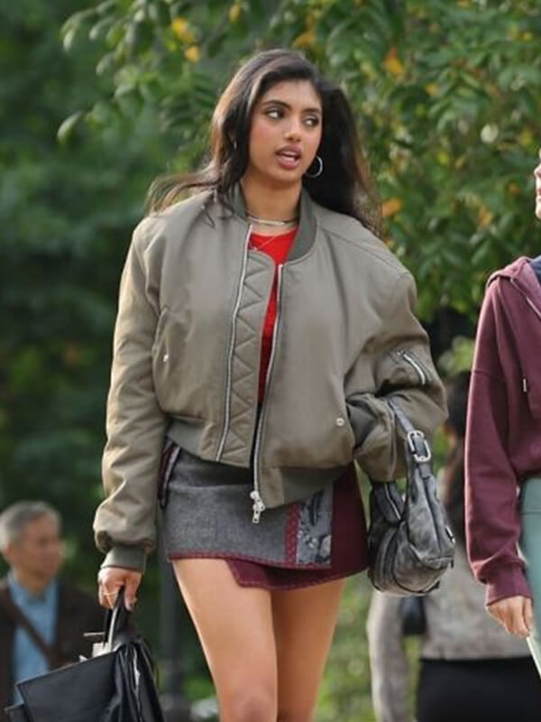Avantika Not Suitable For Work 2026 Bomber leather Jacket