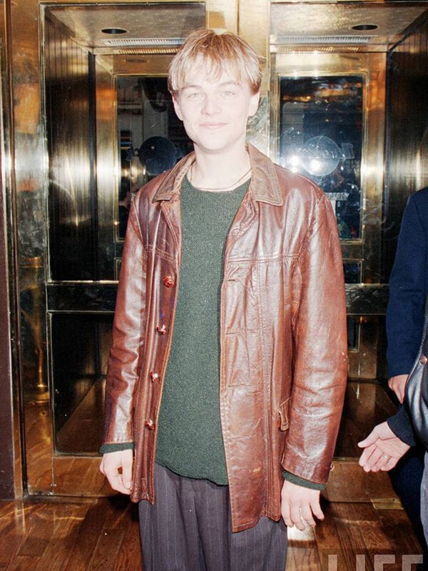 Basketball Diaries Leonardo DiCaprio Brown Leather Jacket