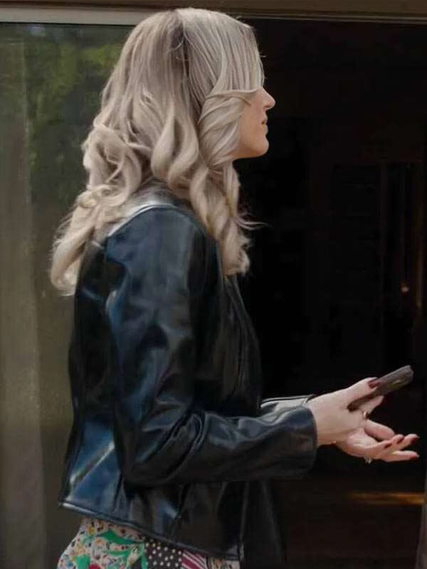 Bayley Corman 9-1-1 S09 Tia Black Leather Jacket