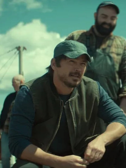 Below 2026 Josh Hartnett Green Cotton Vest