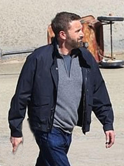 Ben Affleck Animals 2026 Blue Cotton Jacket