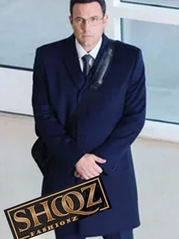 Ben Affleck The Accountant Black Wool Coat
