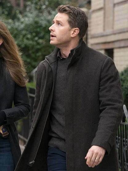 Ben Stone Manifest Black Wool Coat