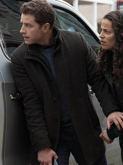 Ben Stone Manifest Black Wool Coat