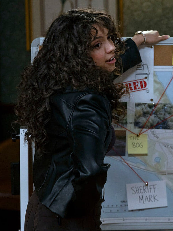 Best Medicine S01 Elaine Denton Black Leather Jacket