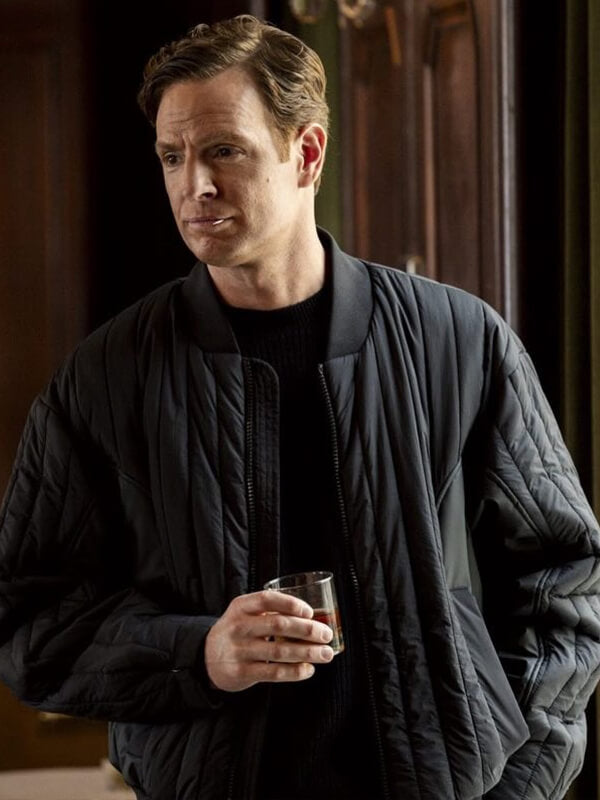 Bill Goodman CIA 2026 Black Bomber Jacket