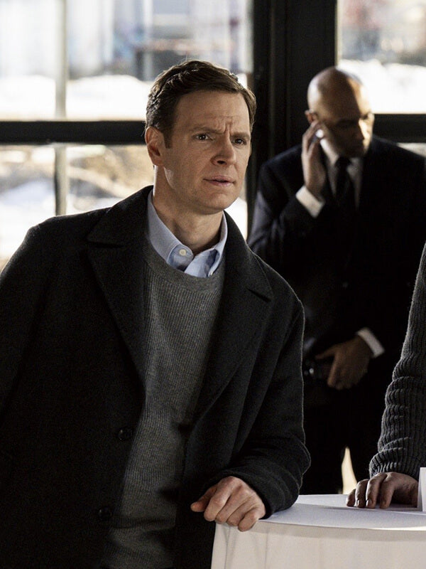 Bill Goodman CIA 2026 Nick Gehlfuss Black Wool Coat