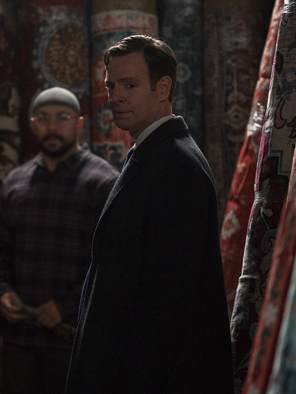 Bill Goodman CIA 2026 Nick Gehlfuss Black Wool Coat