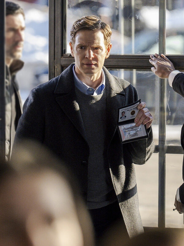 Bill Goodman CIA 2026 Nick Gehlfuss Black Wool Coat