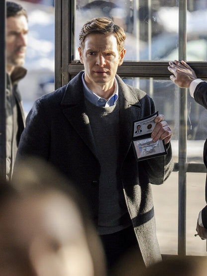 Bill Goodman CIA 2026 Nick Gehlfuss Black Wool Coat