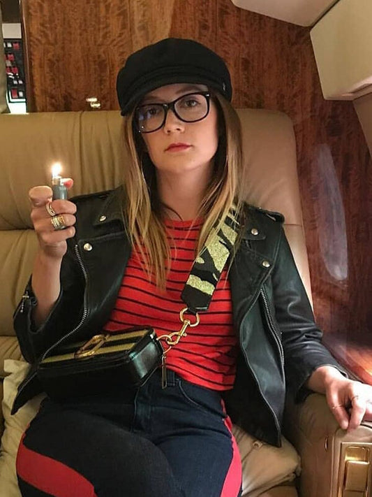 Billie Lourd American Horror Story S08 Leather Jacket