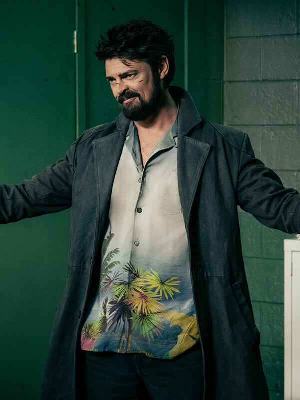 Billy Butcher The Boys Karl Urban Black Leather Coat