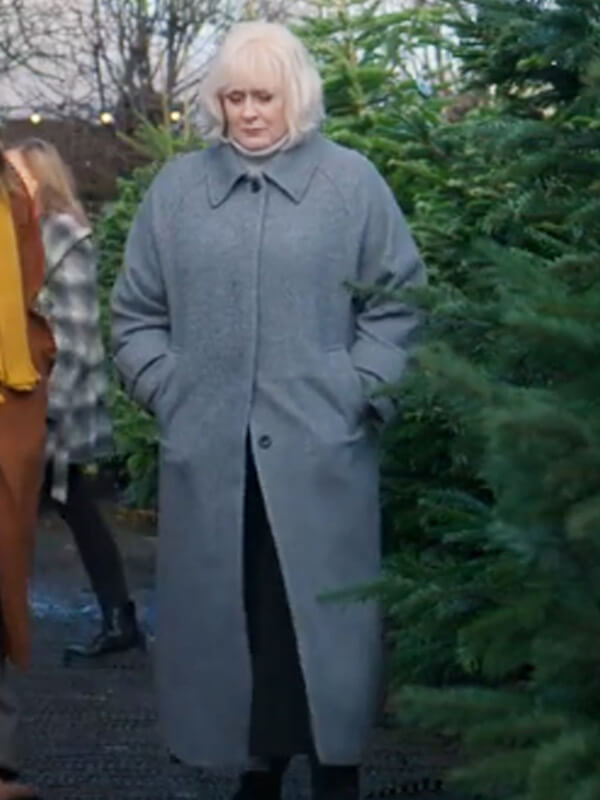 Black Doves S01 Sarah Lancashire Wool Coat
