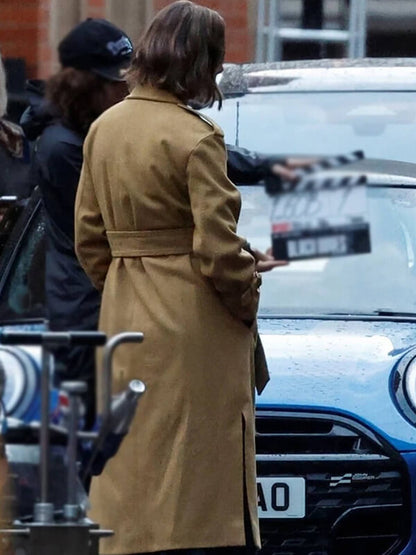 Black Doves S02 Keira Knightley Brown Wool Coat