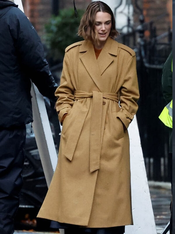 Black Doves S02 Keira Knightley Brown Wool Coat