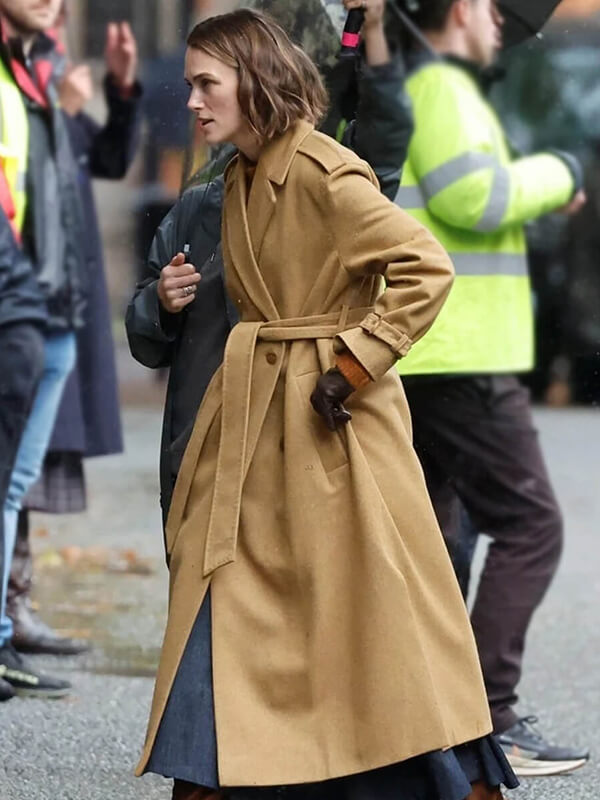 Black Doves S02 Keira Knightley Brown Wool Coat
