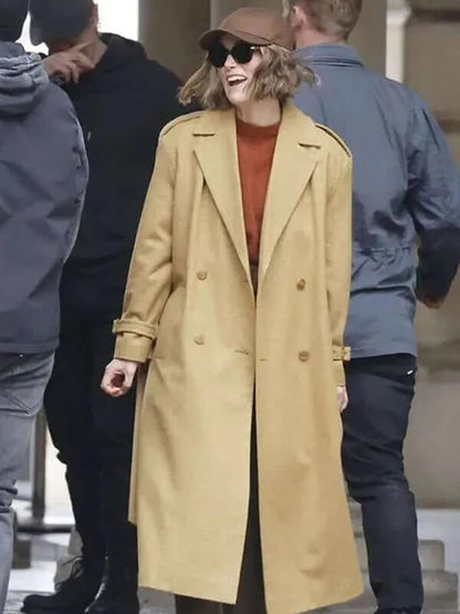Black Doves S02 Keira Knightley Brown Wool Coat