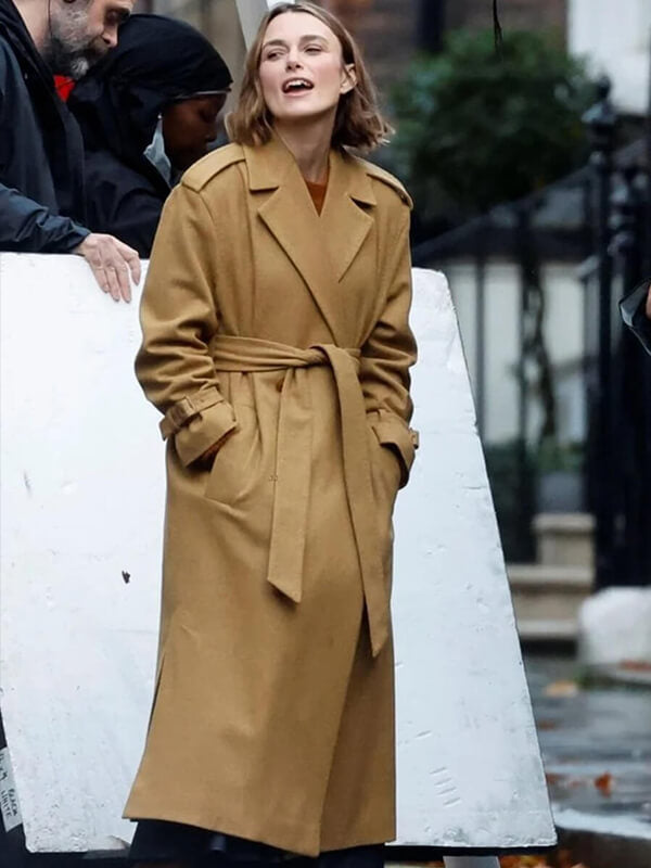Black Doves S02 Keira Knightley Brown Wool Coat
