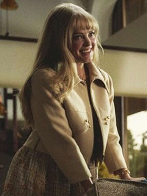 Black Mirror S06 Jessica Ross Beige Wool Jacket