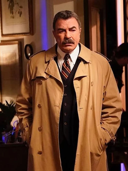 Blue Bloods Frank Reagan Beige Cotton Coat